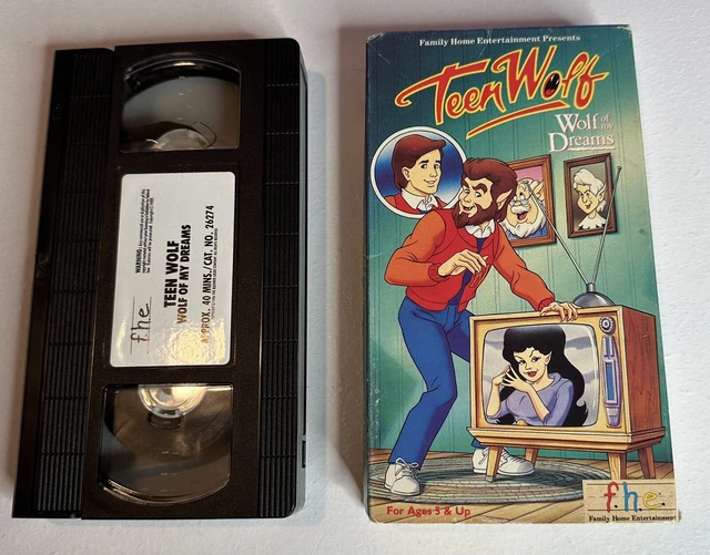 VINTAGE TEEN WOLF Cartoon VHS WOLF OF MY DREAMS FHE TESTED HORROR