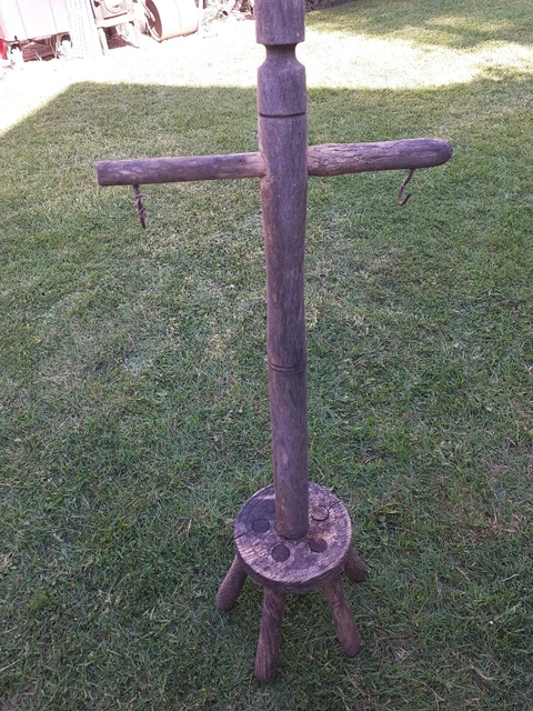 Antique Wooden Laundry Dolly For Restoration