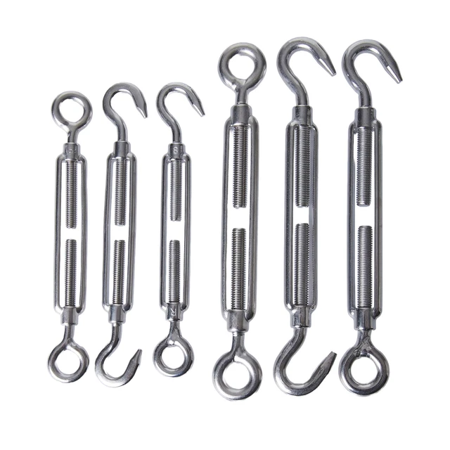 Acier Inox A4 Dispositif de Serrage Tendeur de Corde Crochets Oeillet