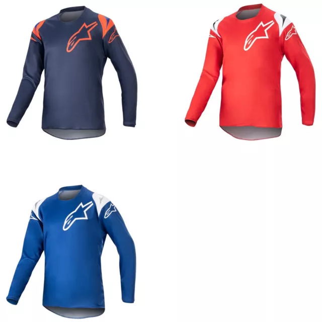 Motocross Shirt Alpinestars Kinder MX Jersey Racer NARIN Offroad-Jersey Enduro