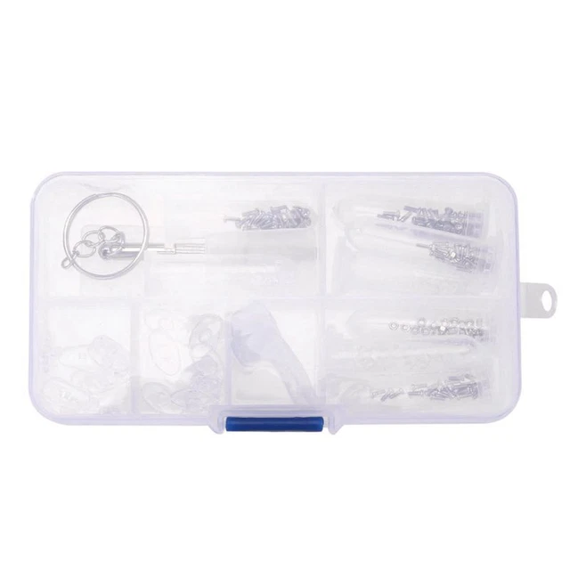 Kit de reparación de gafas ópticas tornillos caja de herramientas gafas SunglasV2
