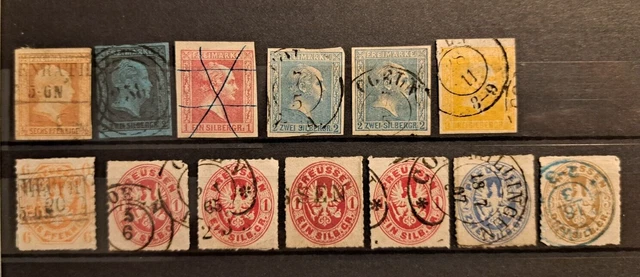 Briefmarken Altdeutschland Preußen gestempelt