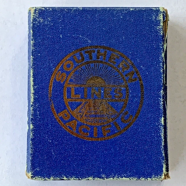 Vintage Southern Pacific Line Souvenir Playing Card Deck Daylight Train Railroad