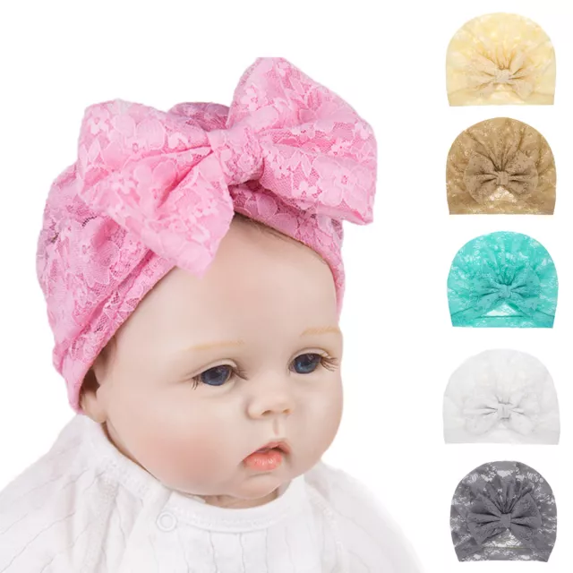 Baby Cap Soft Multifunctional Transparent Bowknot Kids Cap High Elasticity