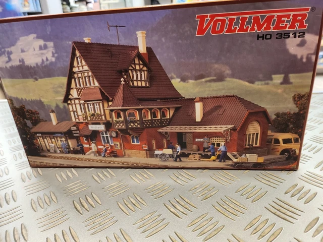 Kit De Construction De Gare Vollmer 3530 HO (échelle 1/87) - Maquette En Briques à Monter, Neuve
