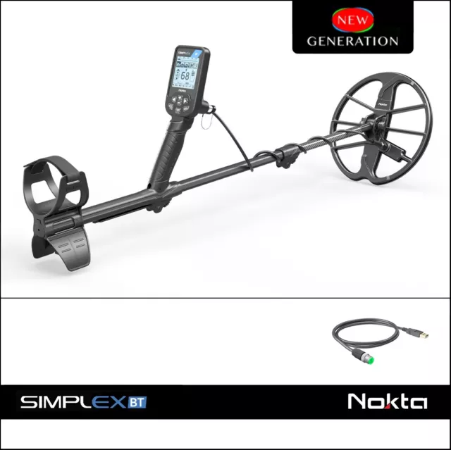 Metal Detector Simplex Bt New Generation Nokta Piastra Sx28 Cercametalli