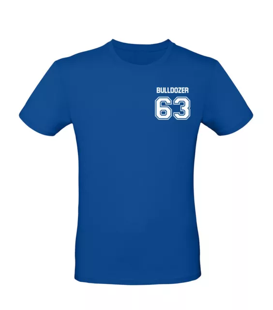 T-Shirt Bulldozer Maglia Maglietta Shirt Numero Personalizzabile Bud Spencer