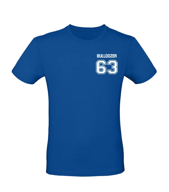T-Shirt Bulldozer Maglia Maglietta Shirt Numero Personalizzabile Bud Spencer