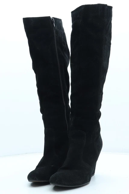 Jones Womens Black Leather Bootie Boot UK EU