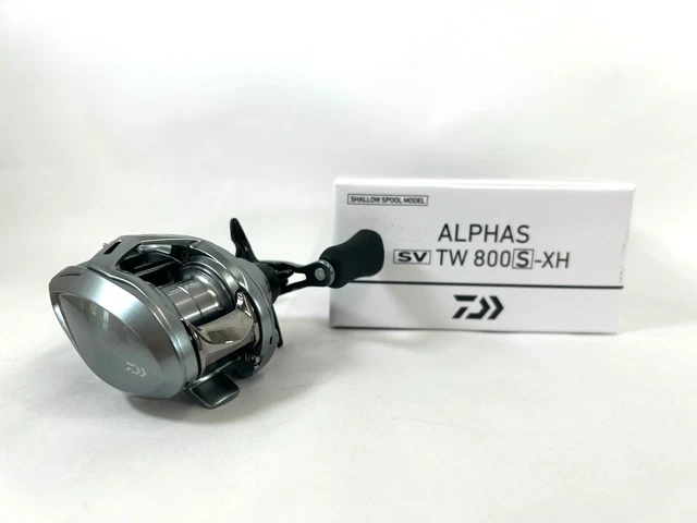 DAIWA ALPHAS SV TW 800S-XHL Baitcasting Reel Left Handed New