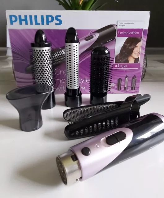 Philips hp8653/00 Hairstyle Hair Shaping - (Schwarz, Lila, Bürste, Düse)