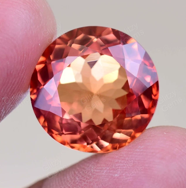 Pierre précieuse naturelle en vrac A+ Padparadscha Sapphire EGL