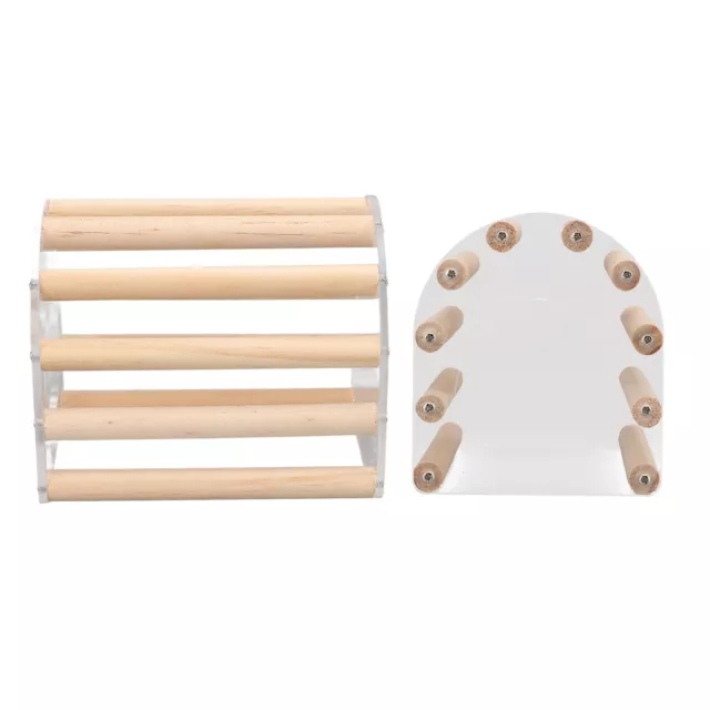 Wooden Hideout Hut House Hamster Guinea Pig Sleeping Bed House Toy Supply