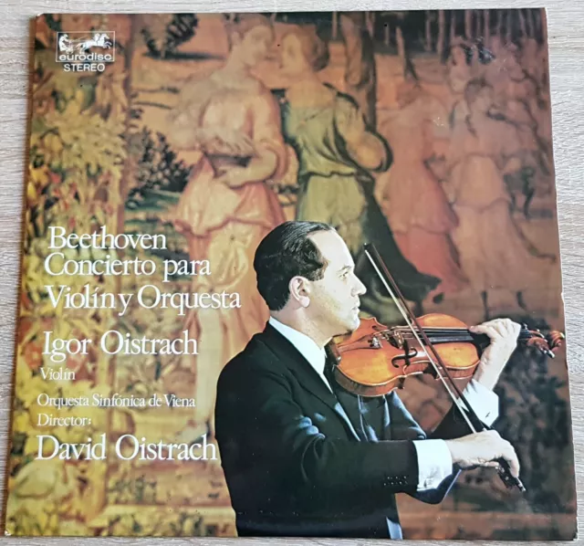 Beethoven Violin Konzert Igor Oistrach Oistrakh Eurodisc Stereo 80.458