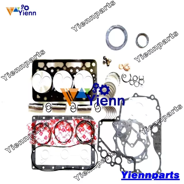 D850 Overhaul Rebuild Kit For Kubota Engine B1550HST B6200D B6200E Tractor Parts