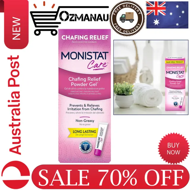 MONISTAT Chafing Relief Powder Gel 1.5 oz (Pack of 3) 