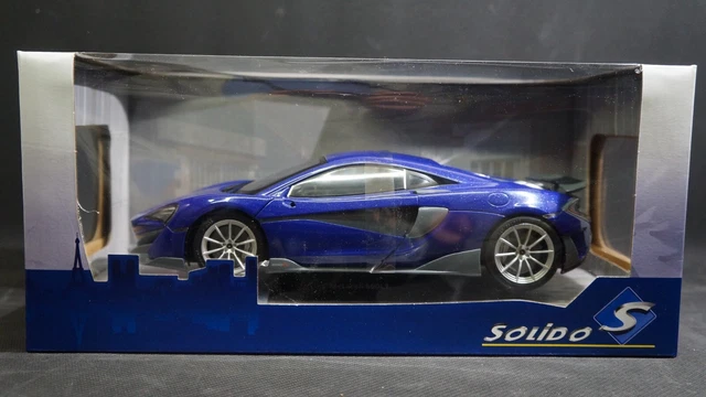 Miniature Solido neuve Die cast 1/18 Mclaren 600 LT coupe purple, S1804502