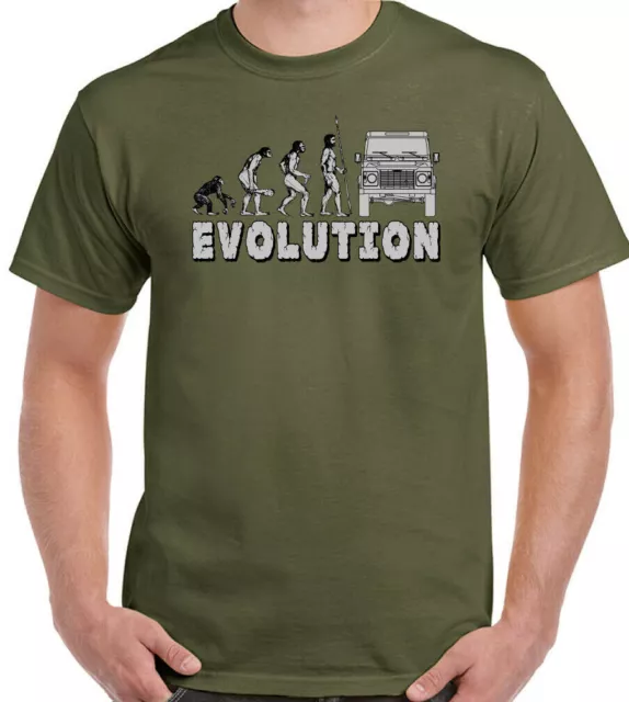 T-shirt 4x4 90 110 SVX 4X4 Off Road Evolution Uomo Land Roading