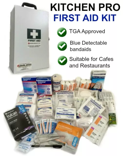 PROFESSIONAL KITCHEN First Aid Kit 44 x 28 x 15cm RESTAURANT Cafe  Take-away