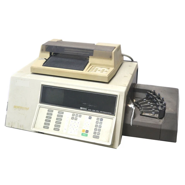 HP 8450A Diode Array Spectrophotometer Computer w/ 7470A Graphics Plotter AS/IS