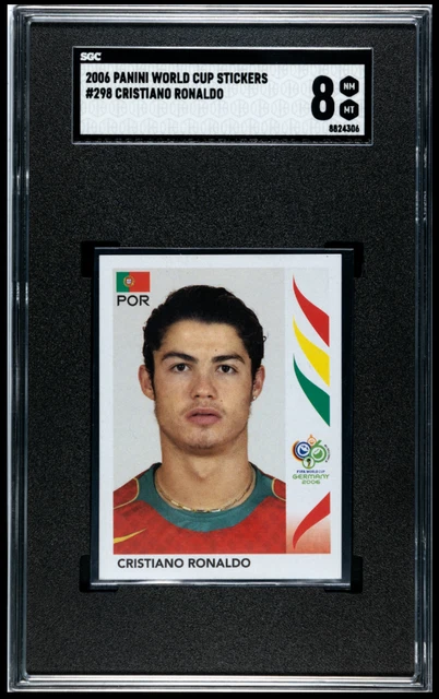 CRISTIANO RONALDO 2006 Panini World Cup Rookie RC Card