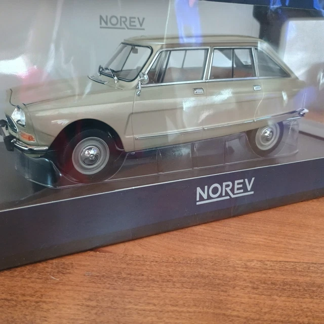 NOREV 1/18 Citroën Ami 8 Super Beige 1973 - Édition Limitée 300 Pcs
