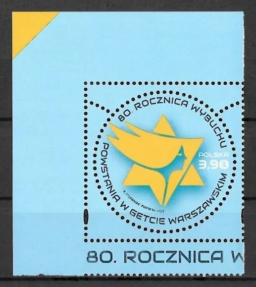 Polen Mi.Nr. 5450** (2023) postfrisch/80 Jahre Aufstand im Warschauer Ghetto