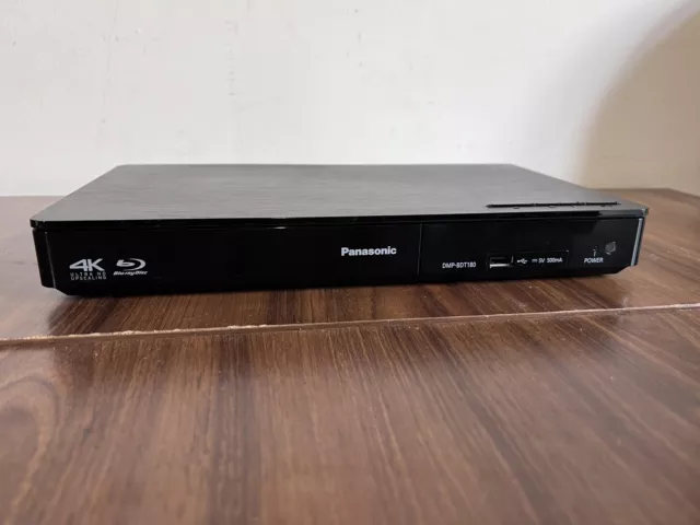 PANASONIC DMP-BDT180 4K Upscaling 3D Smart Blu-ray Player + Remote - Black