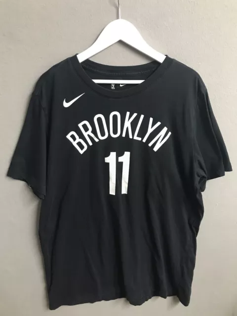 Nike NBA Brooklyn Nets Kyrie Irving #11 T-Shirt Herren groß schwarz 100 % Baumwolle