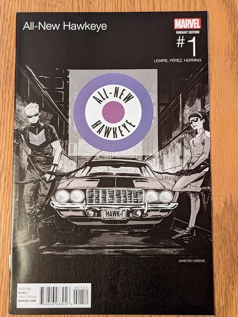 All-New Hawkeye #1 Sanford Greene Hip Hop Variant; Marvel 2016 VF/NM Lemire