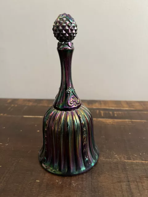 Fenton Glass Carnival Glass Iridescent Bell Vintage