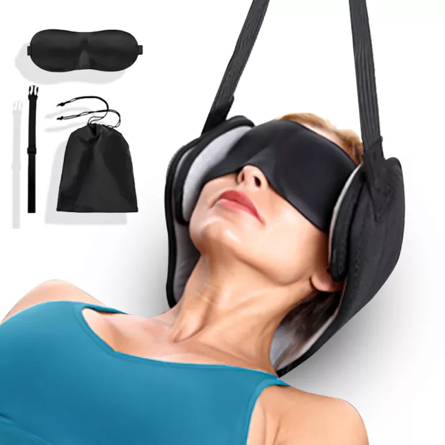 Head Hammock Cervical Traction Stretcher Neck Pain Relief Support Massager Tool 3