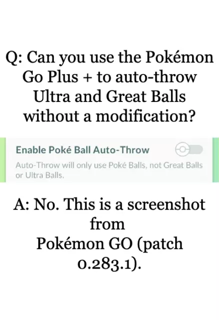 MODIFIED Pokémon GO Plus + Ultra and Great Ball Autocatcher with On/Off Switch 2