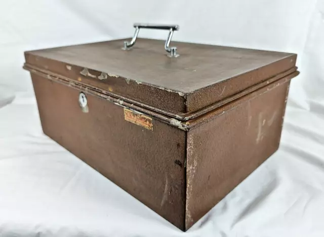 Caja fuerte grande pesada segura de Milners acero CERRADURA ROTA Leyland Nottingham