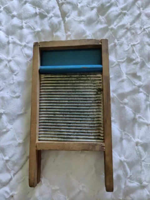 Vintage Childs Toy Miniature WashBoard Circa 1950 - 1960's Made In USA