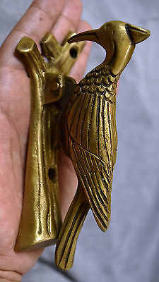 Woodpecker Shape Door Knocker Golden Brass Door Knocker Door Accessories BM245