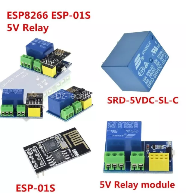 5V Wifi Relay Module ESP8266 ESP-01S SRD-5VDC-SL-C for DIY TOI Controller Home