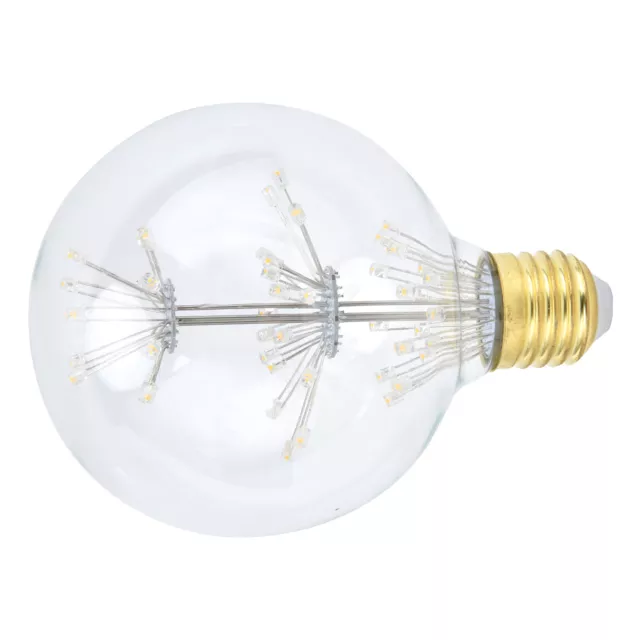 Antique LED Light Bulb 3W G95 E27 Globe Round Bulb For Festive Decoration