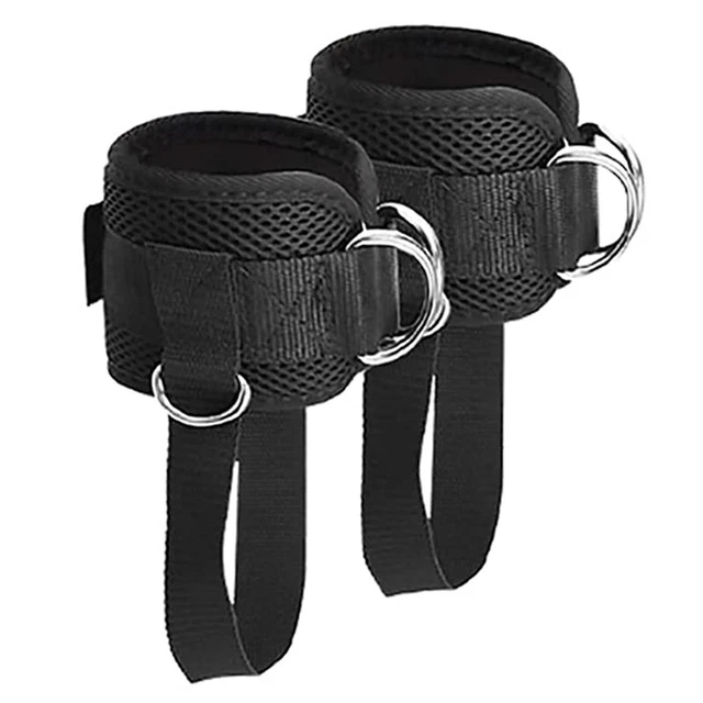2X(Correa de Tobillo para MáQuina de Cable, Bandas de Muslo para Hombres y Muj1)