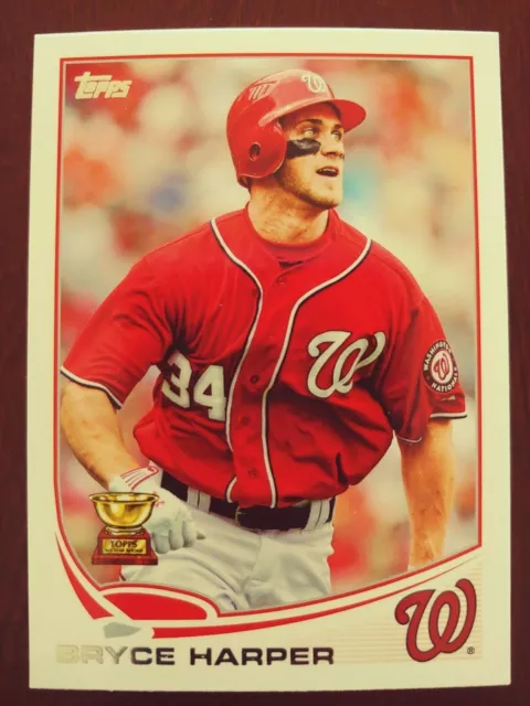 BRYCE HARPER 2013 Topps Mini #1 Nationals All-Star Rookie Cup Phillies ...
