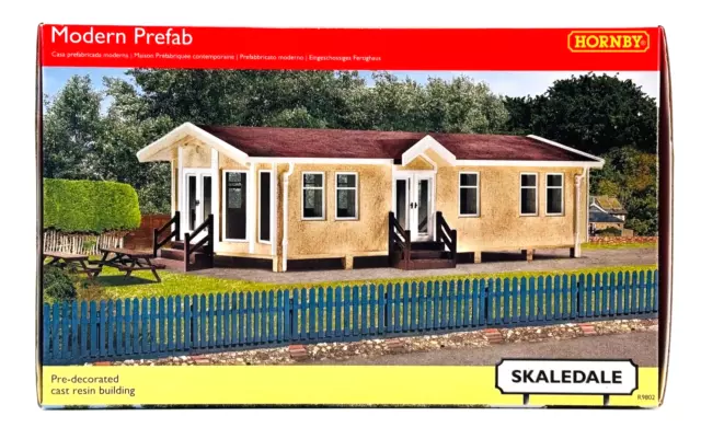 Hornby 00 Gauge Skaledale - R9802 - Modern Prefab Static Caravan - New Boxed