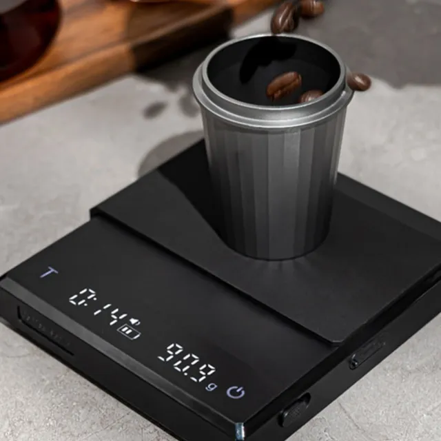 Temporizador inteligente de café digital pantalla LED invisible herramienta espresso