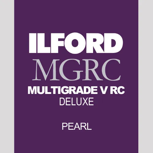 Ilford Multigrade V RC Deluxe Pearl - 8x10 Darkroom Printing Paper - 25 Sheets