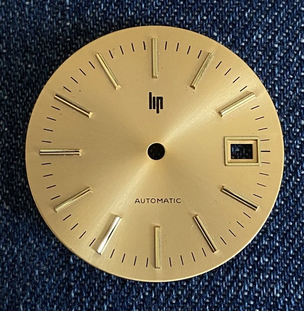 NOS @ SUPERBE CADRAN FOND BLEU DE MARQUE LIP AUTOMATIC @ 28