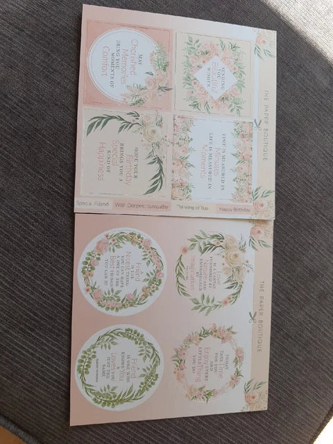 The Paper Boutique Sentiments Topper