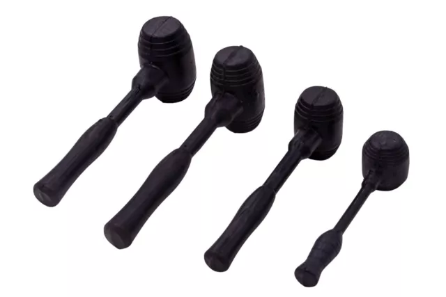 Maillet Marteau Léger Marteau de Dent Caoutchouc Pavage Noir