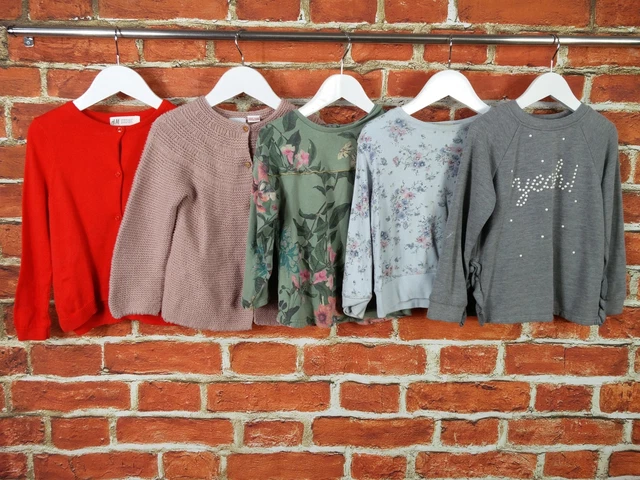 Girls Bundle Age 3-4 Years Next Zara Sweatshirt Pullover Jumper Cardigan 104Cm
