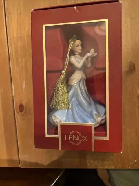 NEW Lenox Cinderella Glass Slipper Ornament Disney Christmas Collection