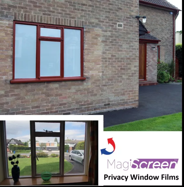 White one-way vision window film for daytime privacy