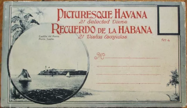 Havana/Habana, Cuba 1910 Book of EIGHTEEN View Postcards - Edicion Jordi